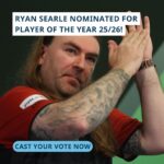 Stem nu op Ryan Searle voor ‘Fans’ Player of the Year 25/26’!