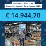 Motor- en Brommermuseum Schoonoord haalt € 14.944,70 op voor Cure ADOA Foundation!