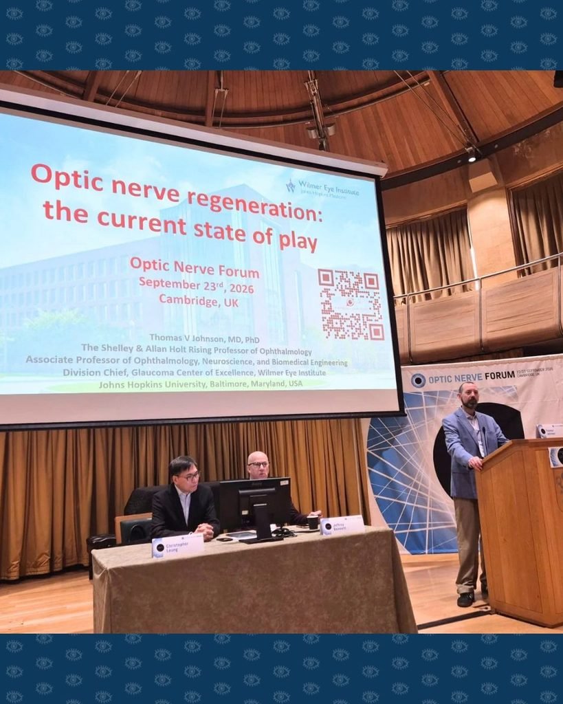 Presentatie Optic Nerve Regenaration: the current state of play door Thomas V Johnson
